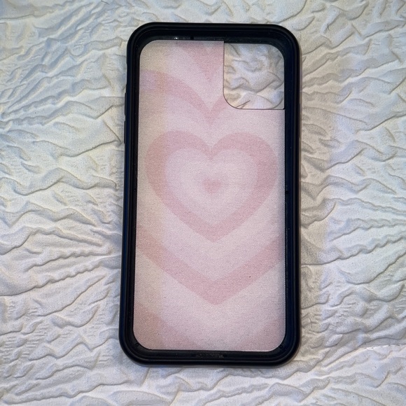 wildflowers pink hearts iphone 11 case - Picture 3 of 3